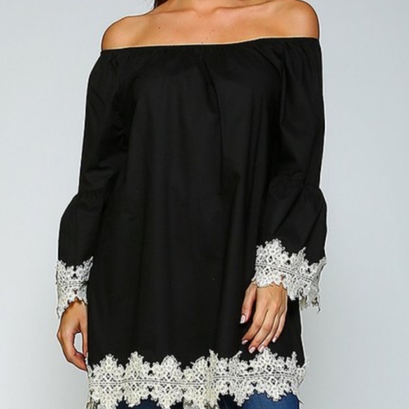 Dress Top BOHO BEAUTY BLACK DRESS - Picture 2 of 4